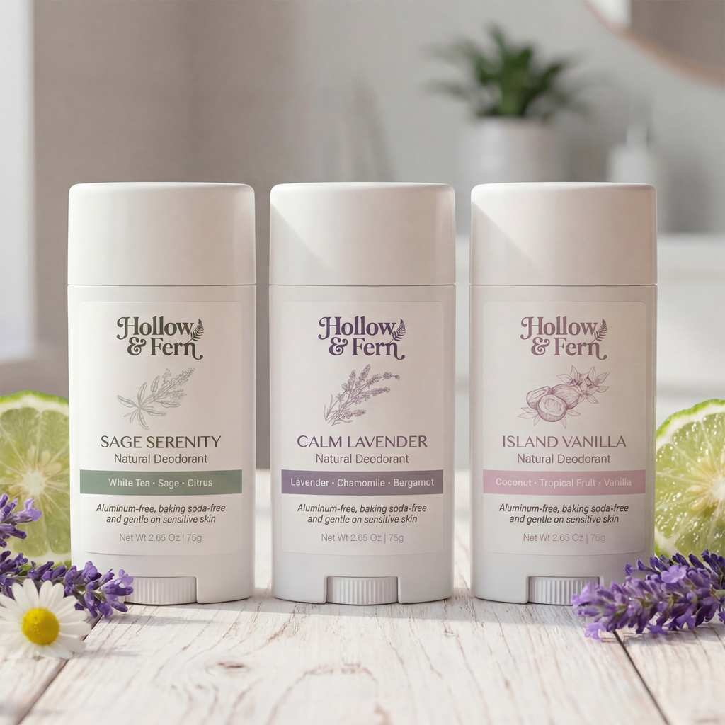 Natural Deodorant (3 Pack) Best Selling Scents